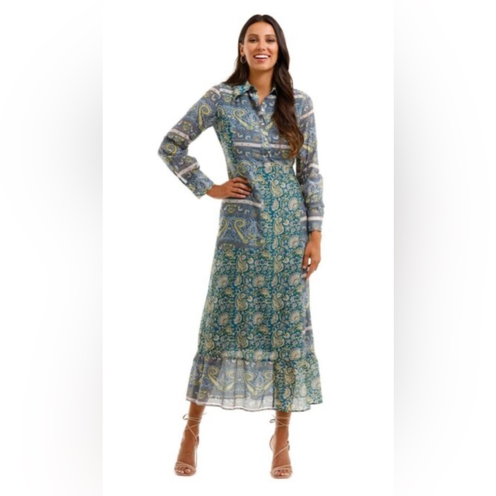 Antik Batik Silk Paisley dress